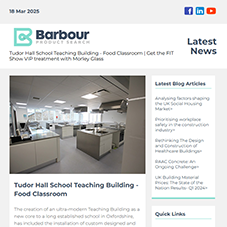 Latest News From Barbour Product Search: Tudor Hall School Teaching Building - Food Classroom | Get the FIT Show VIP treatment with Morley Glass
